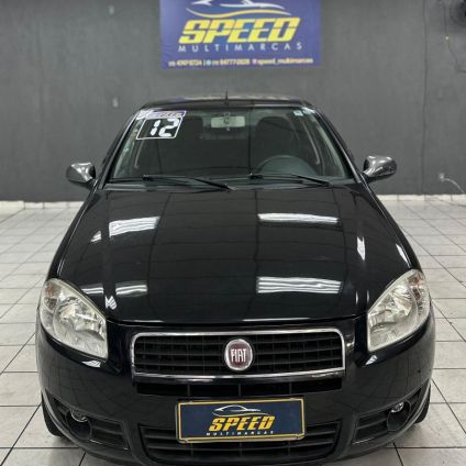 FIAT   SIENA EL 1.0 MPI FIRE FLEX 8V 4P   PRETO 2012 1.0 FLEX