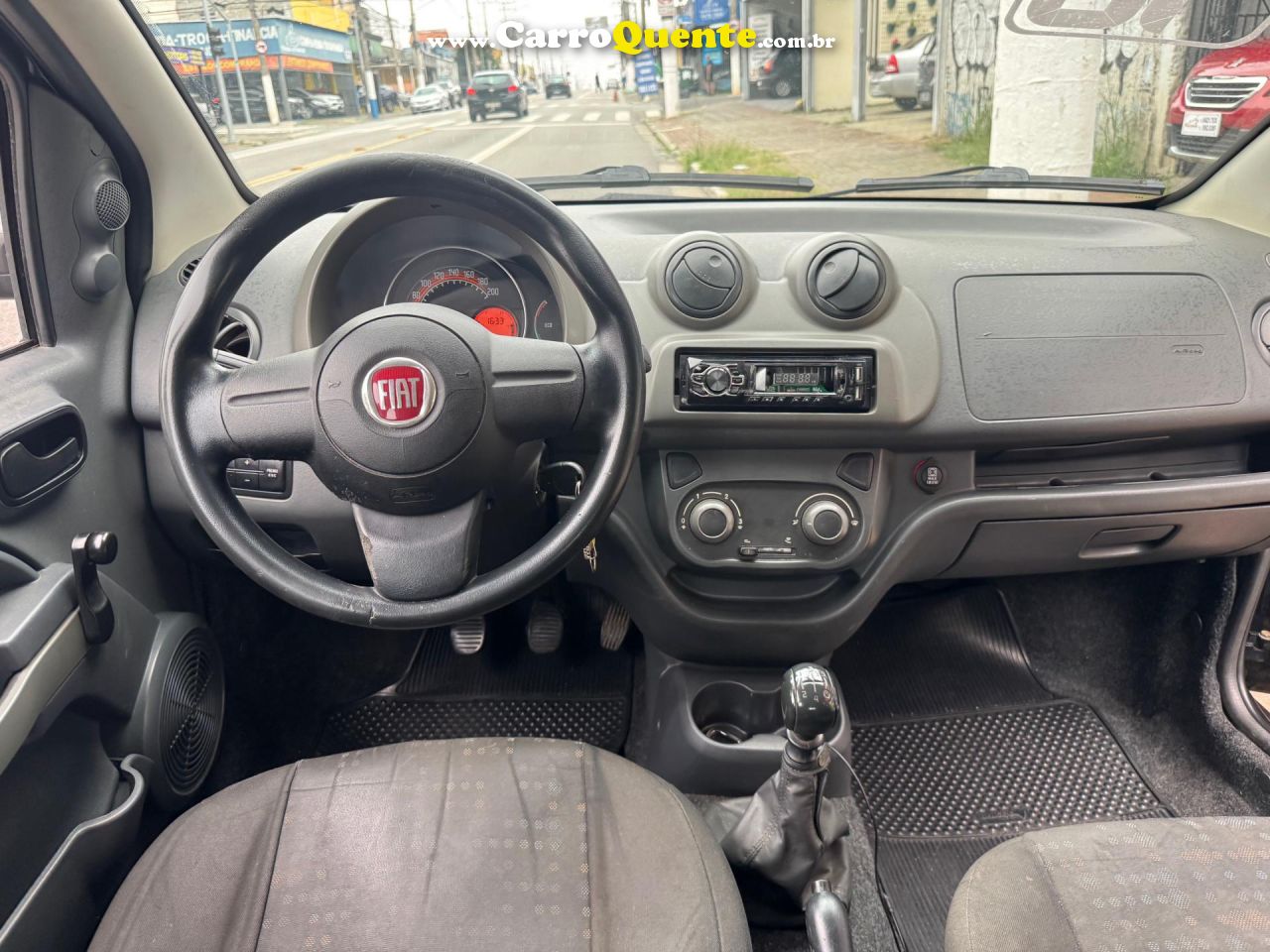 FIAT   UNO VIVACE CELEB. 1.0 EVO F.FLEX 8V 5P   PRETO 2016 1.0 FLEX - Loja