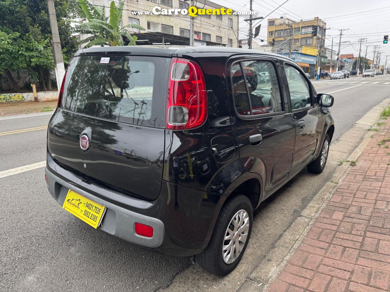 FIAT   UNO VIVACE CELEB. 1.0 EVO F.FLEX 8V 5P   PRETO 2016 1.0 FLEX - Loja