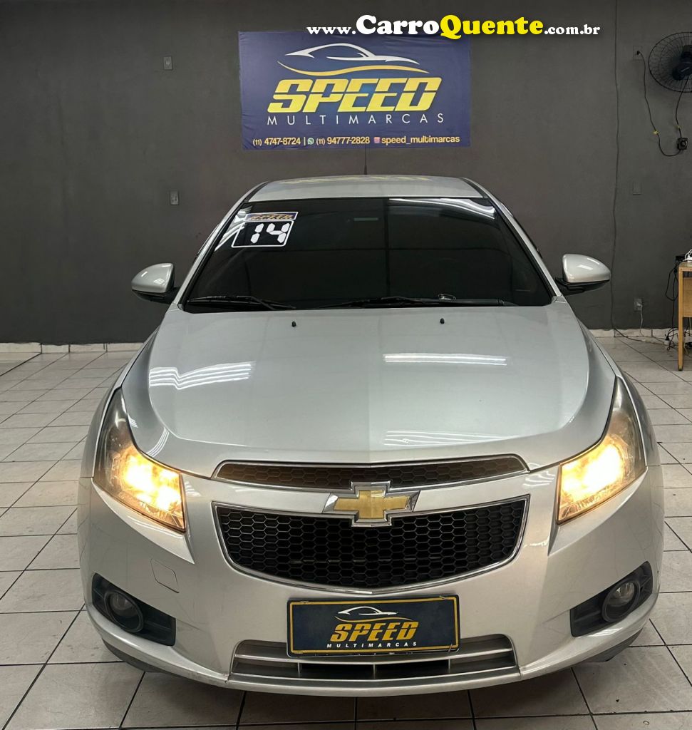 CHEVROLET   CRUZE LTZ 1.8 16V FLEXPOWER 4P AUT.   PRATA 2014 1.8 FLEX - Loja