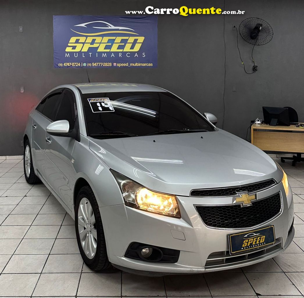 CHEVROLET   CRUZE LTZ 1.8 16V FLEXPOWER 4P AUT.   PRATA 2014 1.8 FLEX - Loja