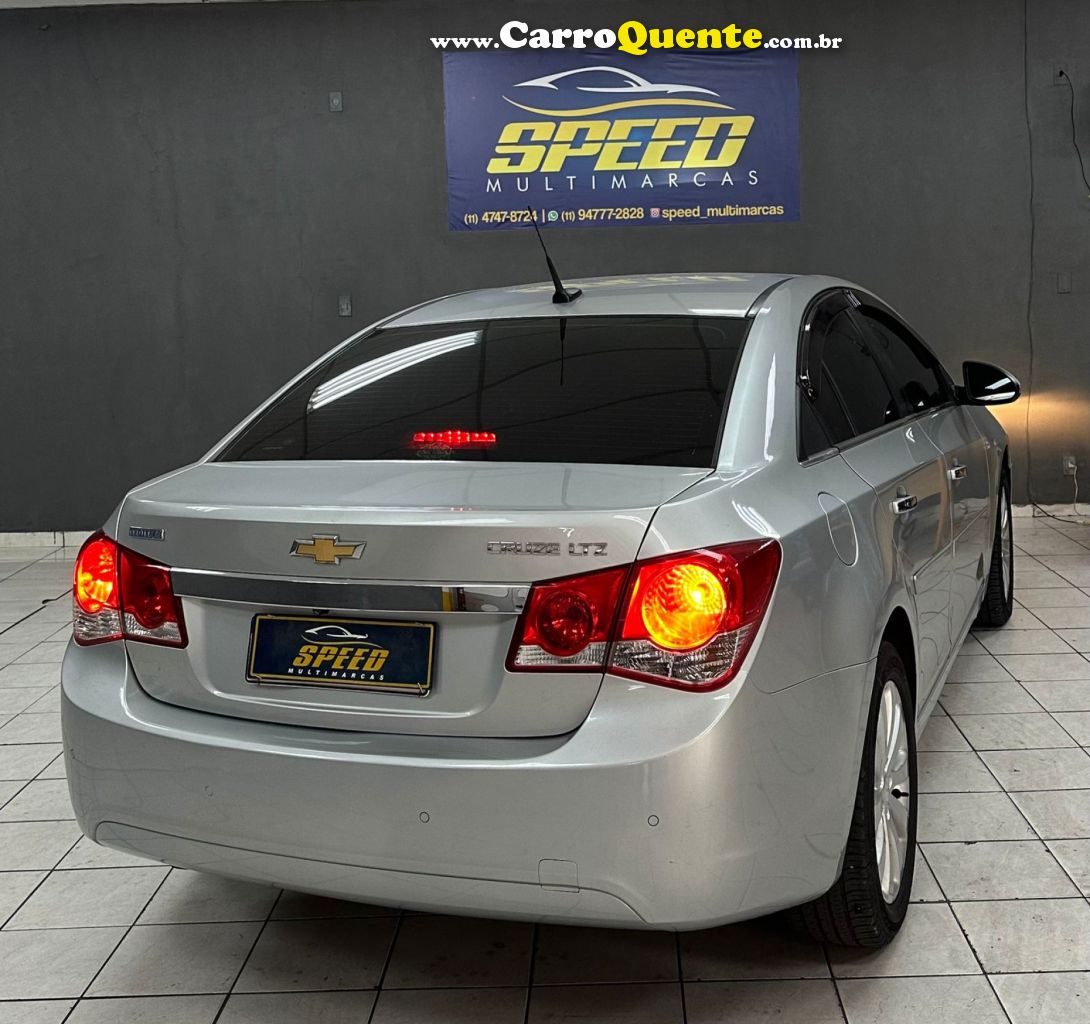 CHEVROLET   CRUZE LTZ 1.8 16V FLEXPOWER 4P AUT.   PRATA 2014 1.8 FLEX - Loja