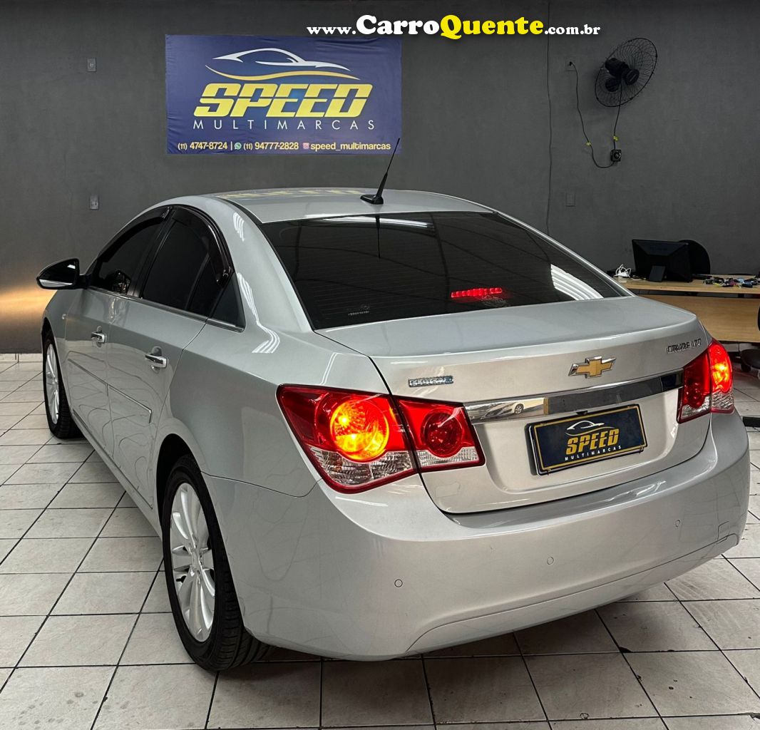 CHEVROLET   CRUZE LTZ 1.8 16V FLEXPOWER 4P AUT.   PRATA 2014 1.8 FLEX - Loja