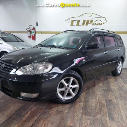 TOYOTA   COROLLA FIELDER SW 1.81.8 XEI FLEX AUT.   PRETO 2007 1.8 GASOLINA