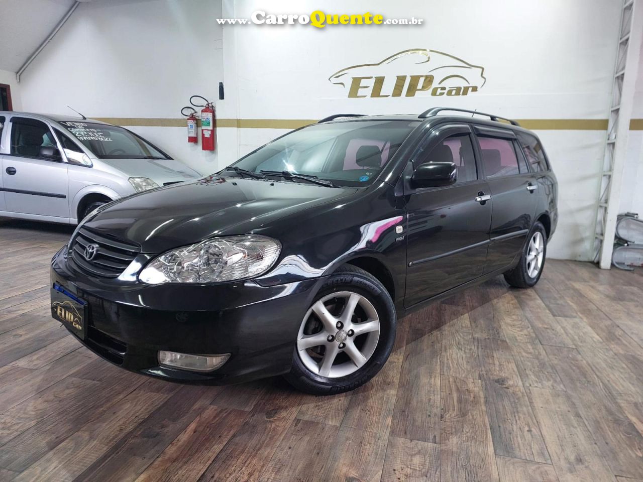 TOYOTA   COROLLA FIELDER SW 1.81.8 XEI FLEX AUT.   PRETO 2007 1.8 GASOLINA - Loja