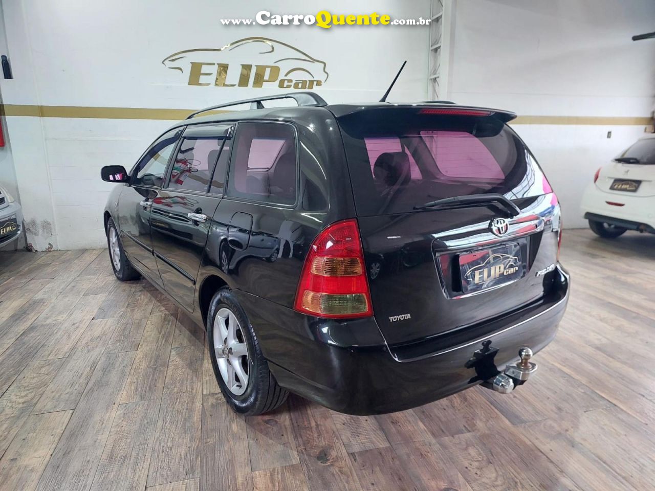TOYOTA   COROLLA FIELDER SW 1.81.8 XEI FLEX AUT.   PRETO 2007 1.8 GASOLINA - Loja