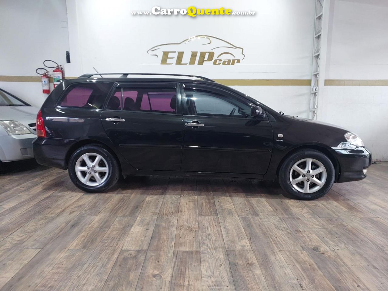 TOYOTA   COROLLA FIELDER SW 1.81.8 XEI FLEX AUT.   PRETO 2007 1.8 GASOLINA - Loja