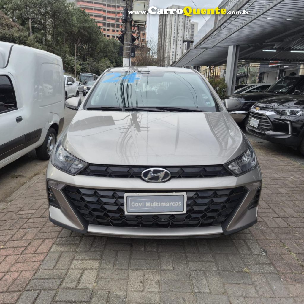 HYUNDAI   HB20 COMFORT 1.0 TB FLEX 12V MEC   PRATA 2024 1.0 FLEX - Loja