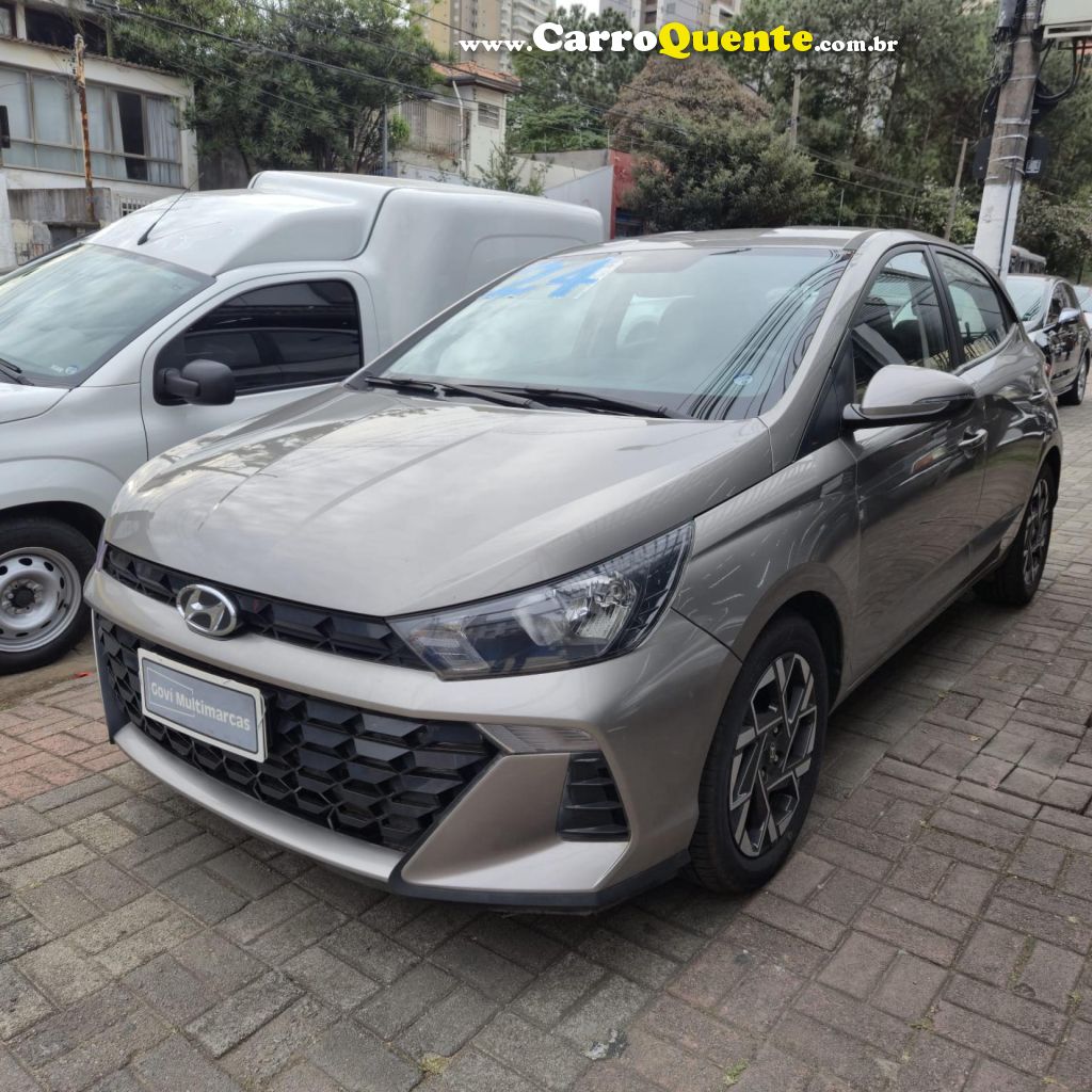 HYUNDAI   HB20 COMFORT 1.0 TB FLEX 12V MEC   PRATA 2024 1.0 FLEX - Loja