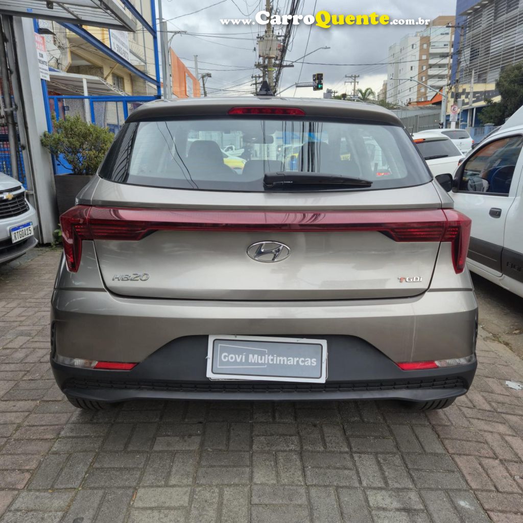 HYUNDAI   HB20 COMFORT 1.0 TB FLEX 12V MEC   PRATA 2024 1.0 FLEX - Loja