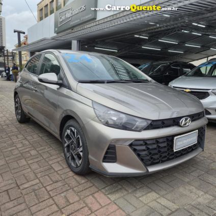 HYUNDAI   HB20 COMFORT 1.0 TB FLEX 12V MEC   PRATA 2024 1.0 FLEX