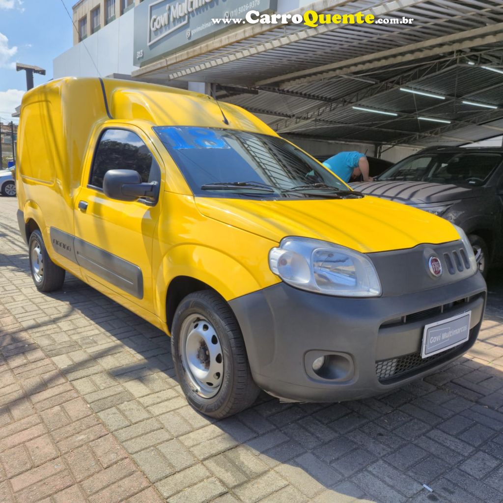 FIAT   FIORINO FURGÃO WORK. HARD 1.4 FLEX 8V 2P   AMARELO 2018 1.4 FLEX E GÁS NATURAL - Loja