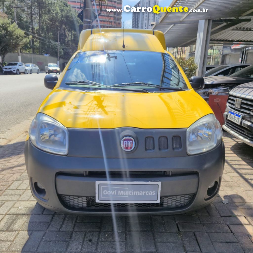 FIAT   FIORINO FURGÃO WORK. HARD 1.4 FLEX 8V 2P   AMARELO 2018 1.4 FLEX E GÁS NATURAL - Loja