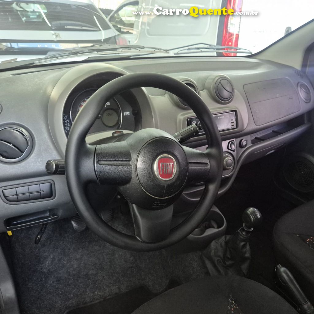 FIAT   FIORINO FURGÃO WORK. HARD 1.4 FLEX 8V 2P   AMARELO 2018 1.4 FLEX E GÁS NATURAL - Loja