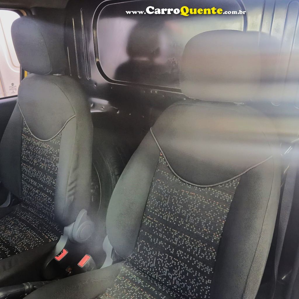 FIAT   FIORINO FURGÃO WORK. HARD 1.4 FLEX 8V 2P   AMARELO 2018 1.4 FLEX E GÁS NATURAL - Loja