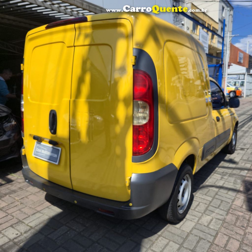 FIAT   FIORINO FURGÃO WORK. HARD 1.4 FLEX 8V 2P   AMARELO 2018 1.4 FLEX E GÁS NATURAL - Loja