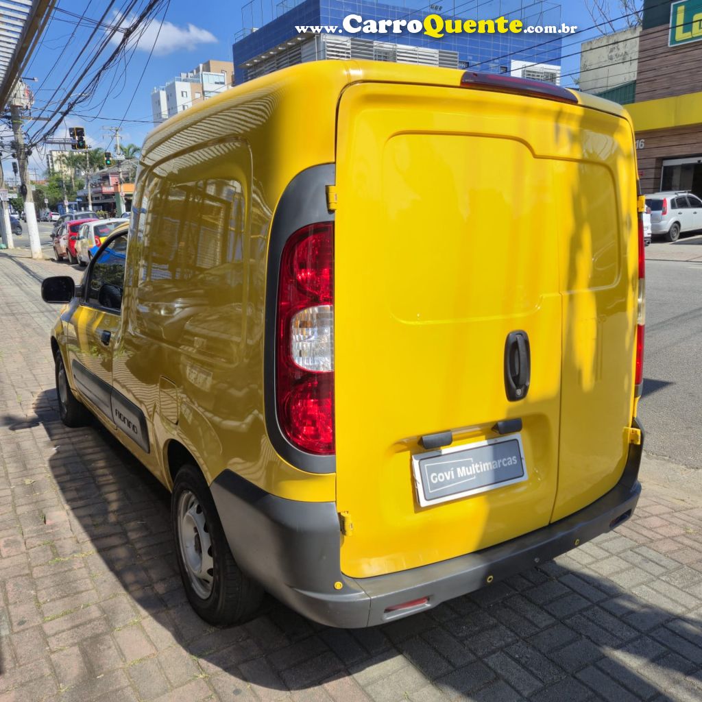 FIAT   FIORINO FURGÃO WORK. HARD 1.4 FLEX 8V 2P   AMARELO 2018 1.4 FLEX E GÁS NATURAL - Loja