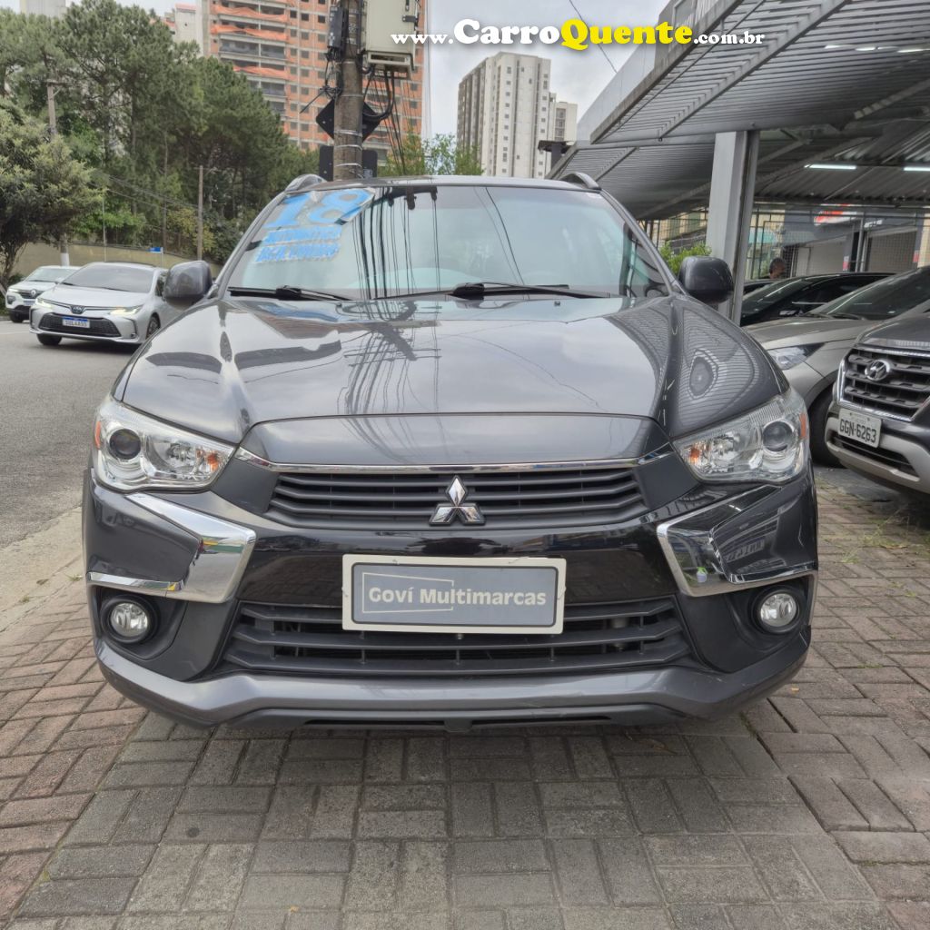 MITSUBISHI   ASX 2.0 16V 4X2 FLEX AUT.   CINZA 2018 2.0 FLEX - Loja