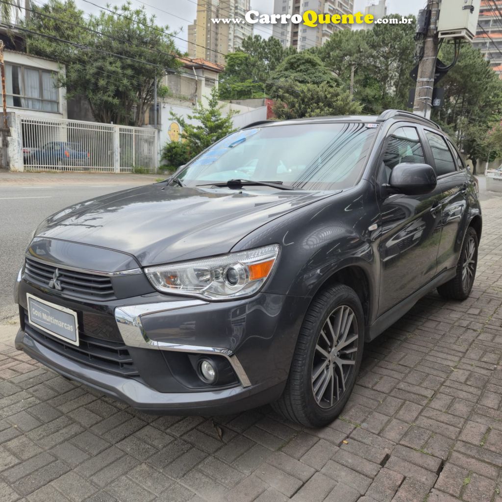 MITSUBISHI   ASX 2.0 16V 4X2 FLEX AUT.   CINZA 2018 2.0 FLEX - Loja