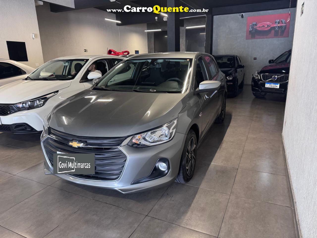 CHEVROLET   ONIX HATCH LT 1.0 8V FLEXPOWER 5P MEC.   PRATA 2025 1.0 FLEX - Loja