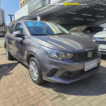 FIAT   ARGO 1.0 6V FLEX.   CINZA 2022 1.0 FLEX