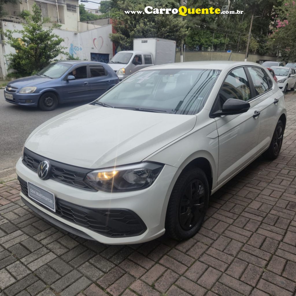 VOLKSWAGEN   POLO TRACK 1.0 FLEX 12V 5P   BRANCO 2024 1.0 FLEX - Loja