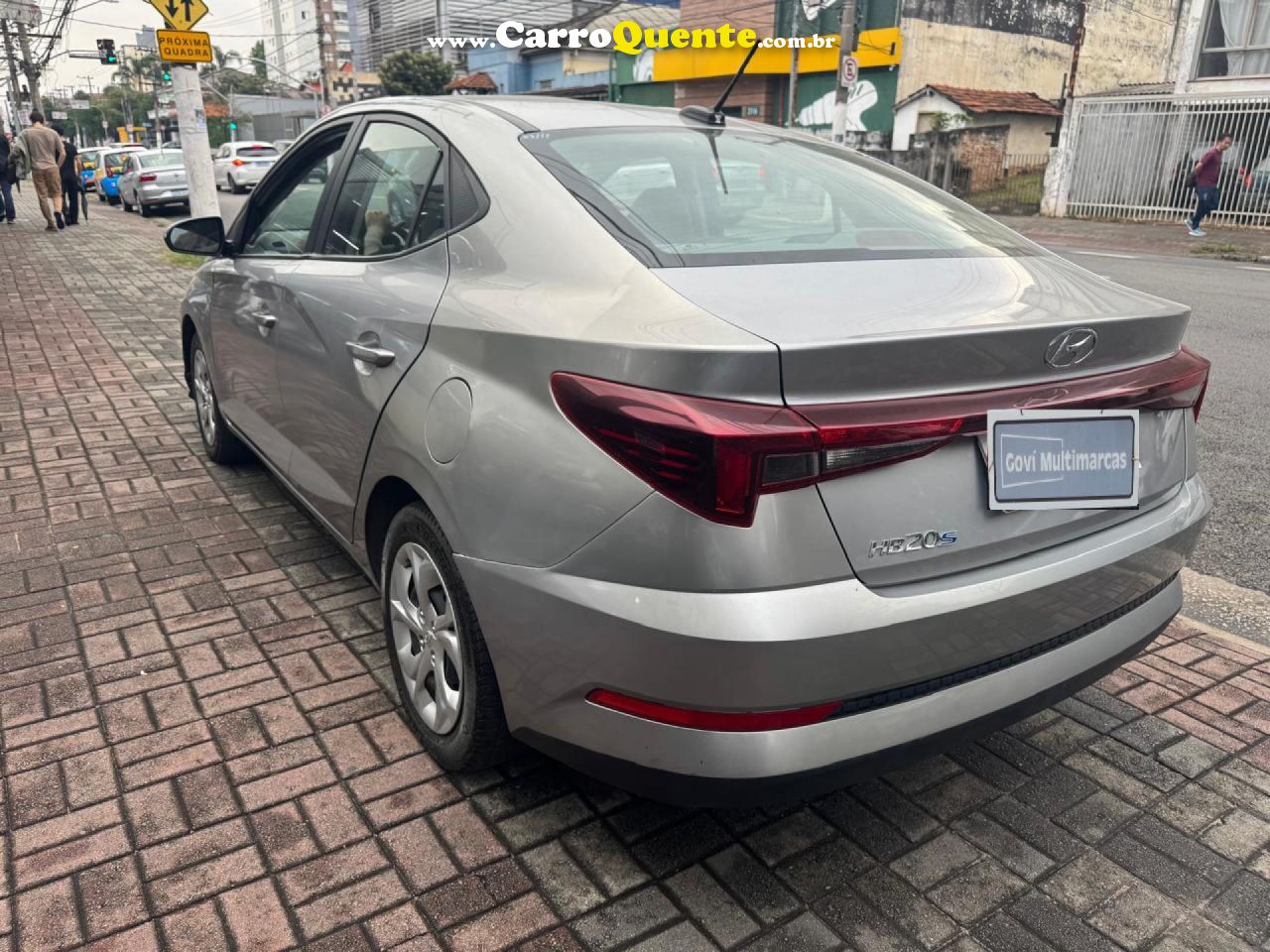 HYUNDAI   HB20S COMFORT 1.0  FLEX 12V MEC.   PRATA 2024 1.0 FLEX - Loja