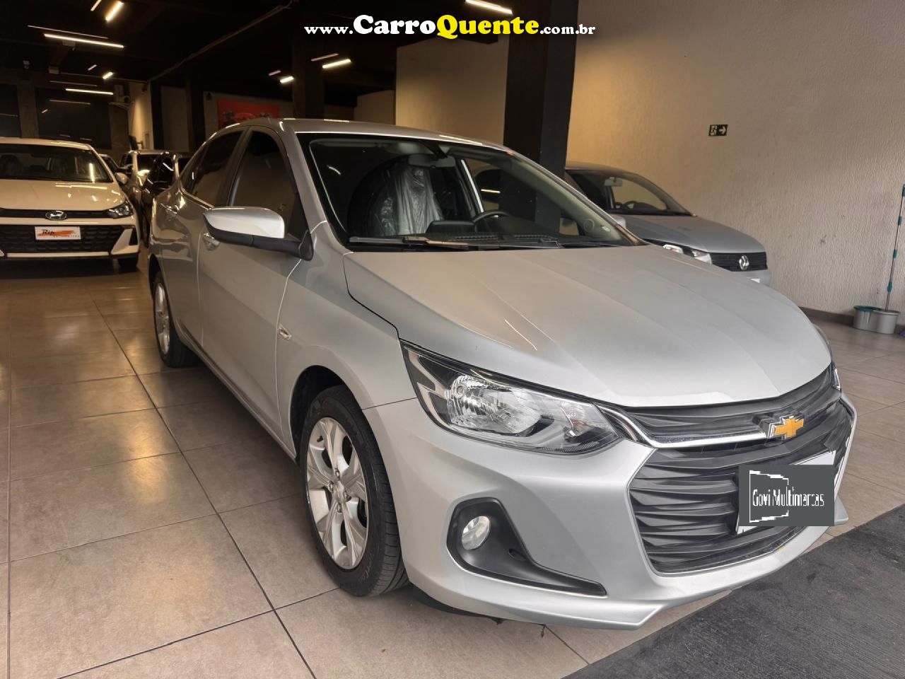 CHEVROLET   ONIX SEDAN PLUS LTZ 1.0 12V TB FLEX MEC.   PRATA 2023 1.0 FLEX - Loja