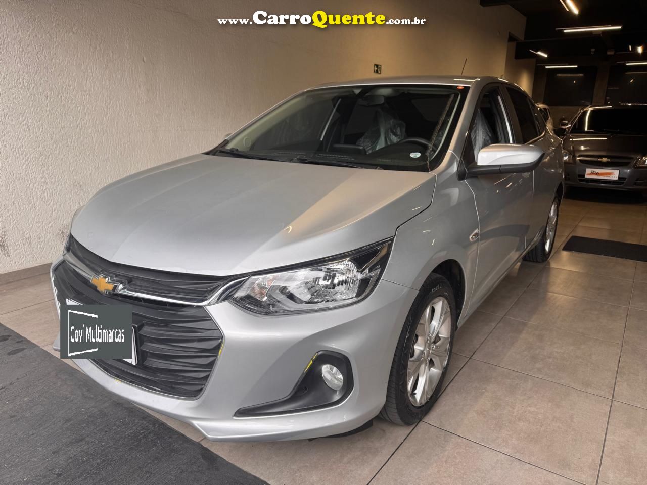 CHEVROLET   ONIX SEDAN PLUS LTZ 1.0 12V TB FLEX MEC.   PRATA 2023 1.0 FLEX - Loja