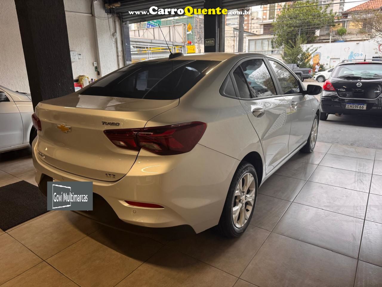 CHEVROLET   ONIX SEDAN PLUS LTZ 1.0 12V TB FLEX MEC.   PRATA 2023 1.0 FLEX - Loja