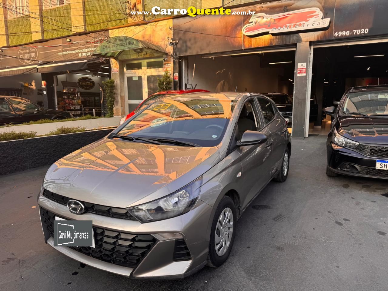 HYUNDAI   HB20 SENSE PLUS1.0 FLEX 12V MEC.   PRATA 2025 1.0 FLEX - Loja