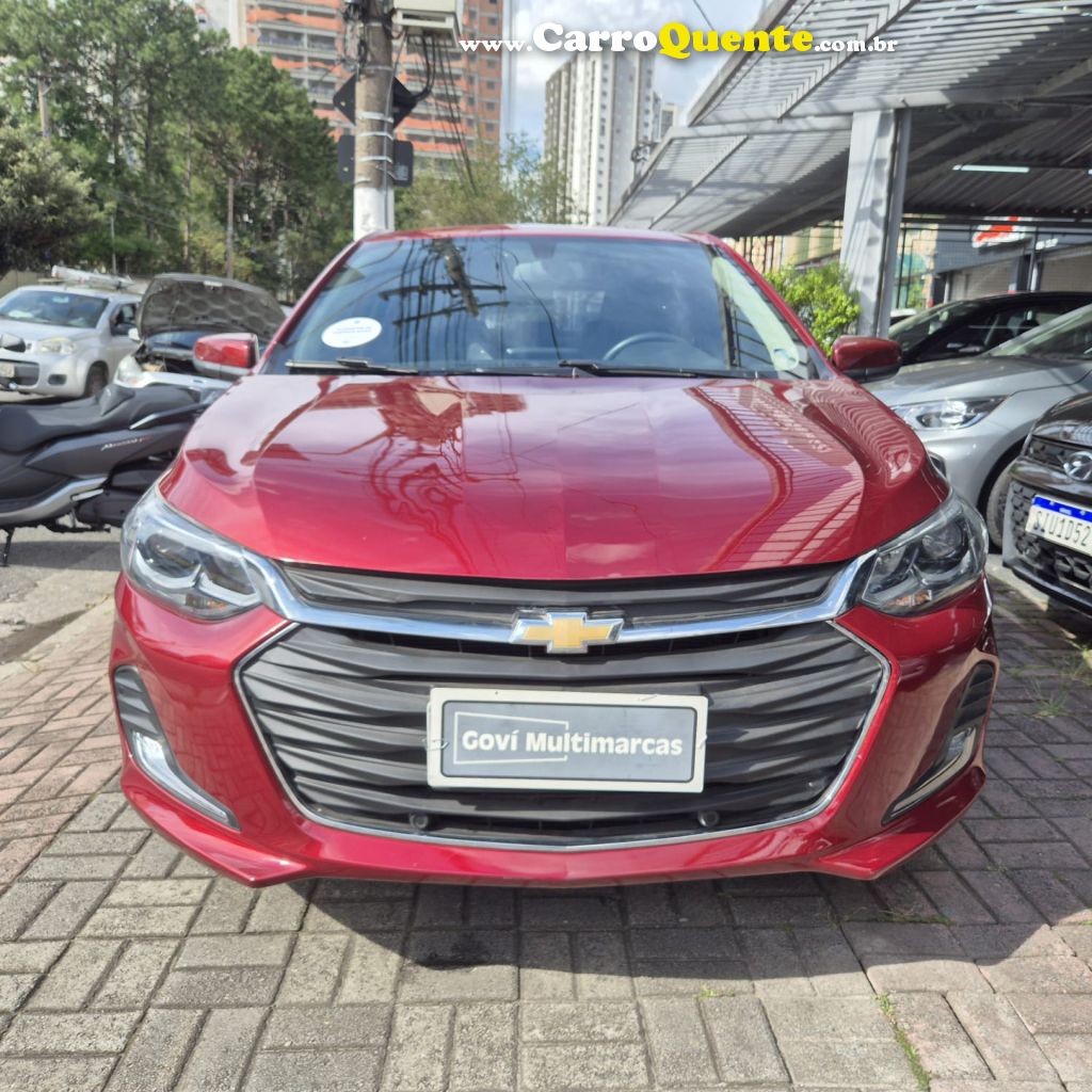CHEVROLET   ONIX HATCH PREM. 1.0 12V TB FLEX 5P AUT.   VERMELHO 2024 1.0 FLEX - Loja