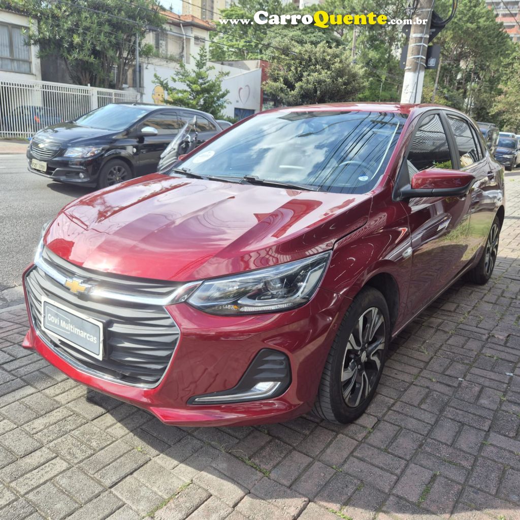 CHEVROLET   ONIX HATCH PREM. 1.0 12V TB FLEX 5P AUT.   VERMELHO 2024 1.0 FLEX - Loja