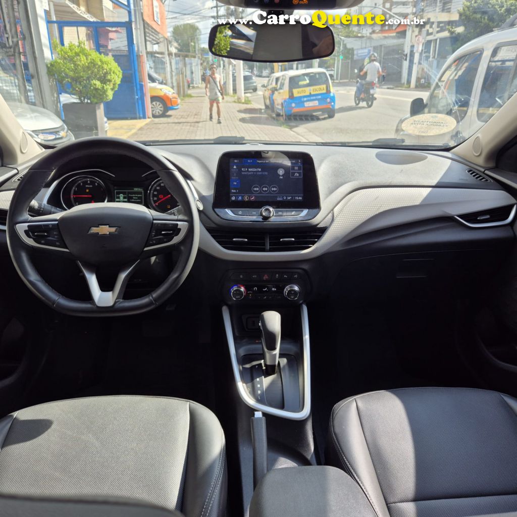 CHEVROLET   ONIX HATCH PREM. 1.0 12V TB FLEX 5P AUT.   VERMELHO 2024 1.0 FLEX - Loja