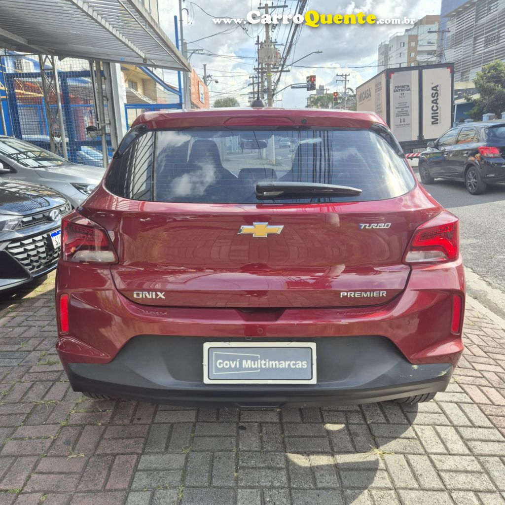 CHEVROLET   ONIX HATCH PREM. 1.0 12V TB FLEX 5P AUT.   VERMELHO 2024 1.0 FLEX - Loja