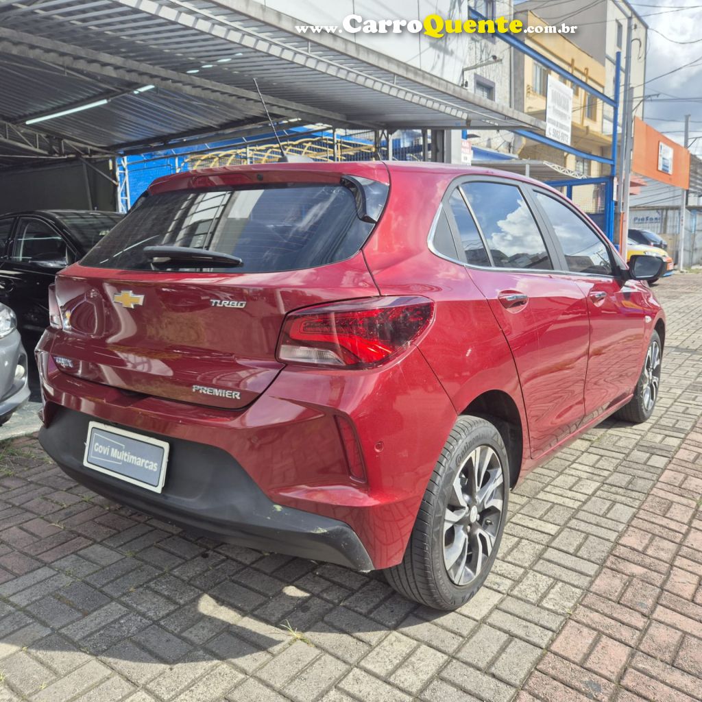 CHEVROLET   ONIX HATCH PREM. 1.0 12V TB FLEX 5P AUT.   VERMELHO 2024 1.0 FLEX - Loja
