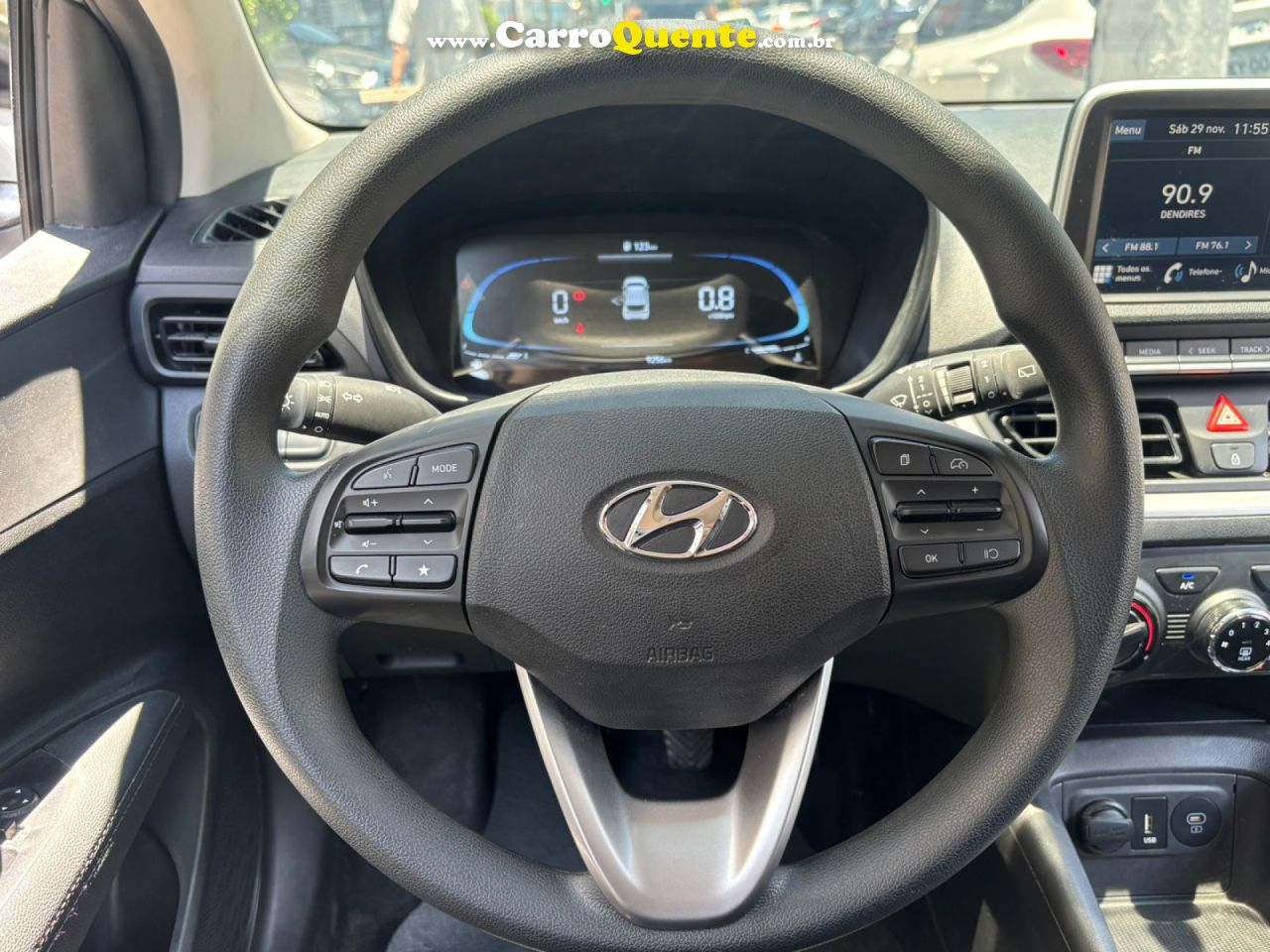 HYUNDAI   HB20 LIMITED 1.0 FLEX 12V MEC.   PRATA 2024 1.0 FLEX - Loja