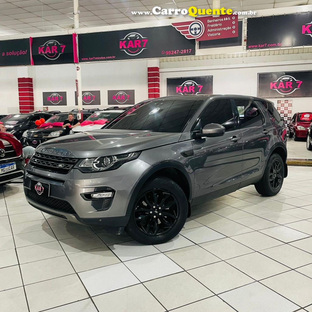 LAND ROVER   DISCOVERY SPORT SE 2.2 4X4 DIESEL AUT.   CINZA 2016 2.2 DIESEL - Loja