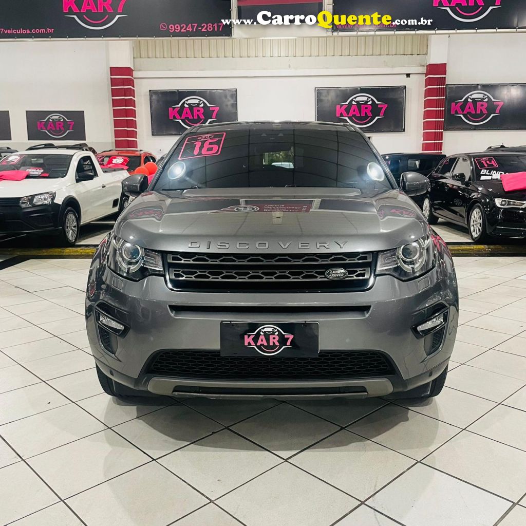 LAND ROVER   DISCOVERY SPORT SE 2.2 4X4 DIESEL AUT.   CINZA 2016 2.2 DIESEL - Loja