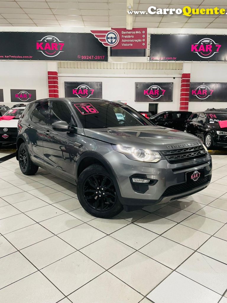 LAND ROVER   DISCOVERY SPORT SE 2.2 4X4 DIESEL AUT.   CINZA 2016 2.2 DIESEL - Loja