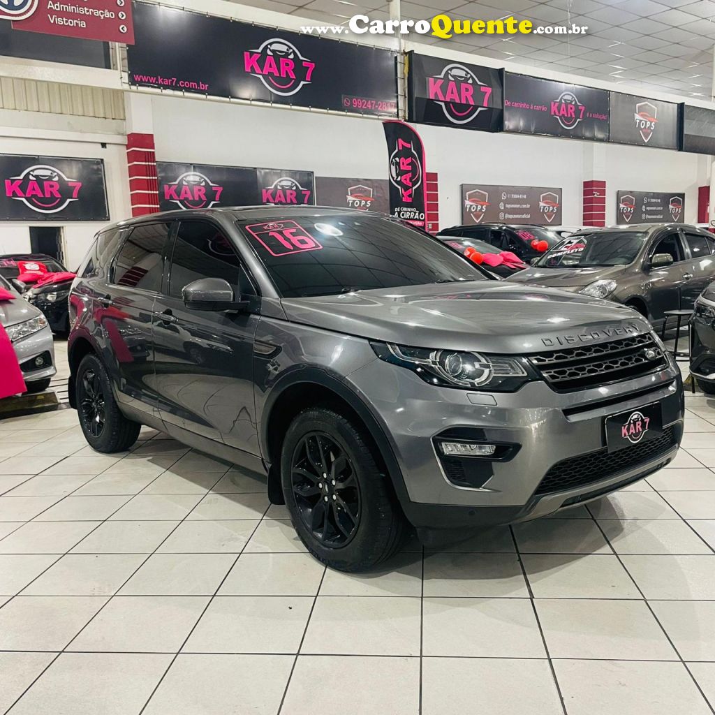 LAND ROVER   DISCOVERY SPORT SE 2.2 4X4 DIESEL AUT.   CINZA 2016 2.2 DIESEL - Loja