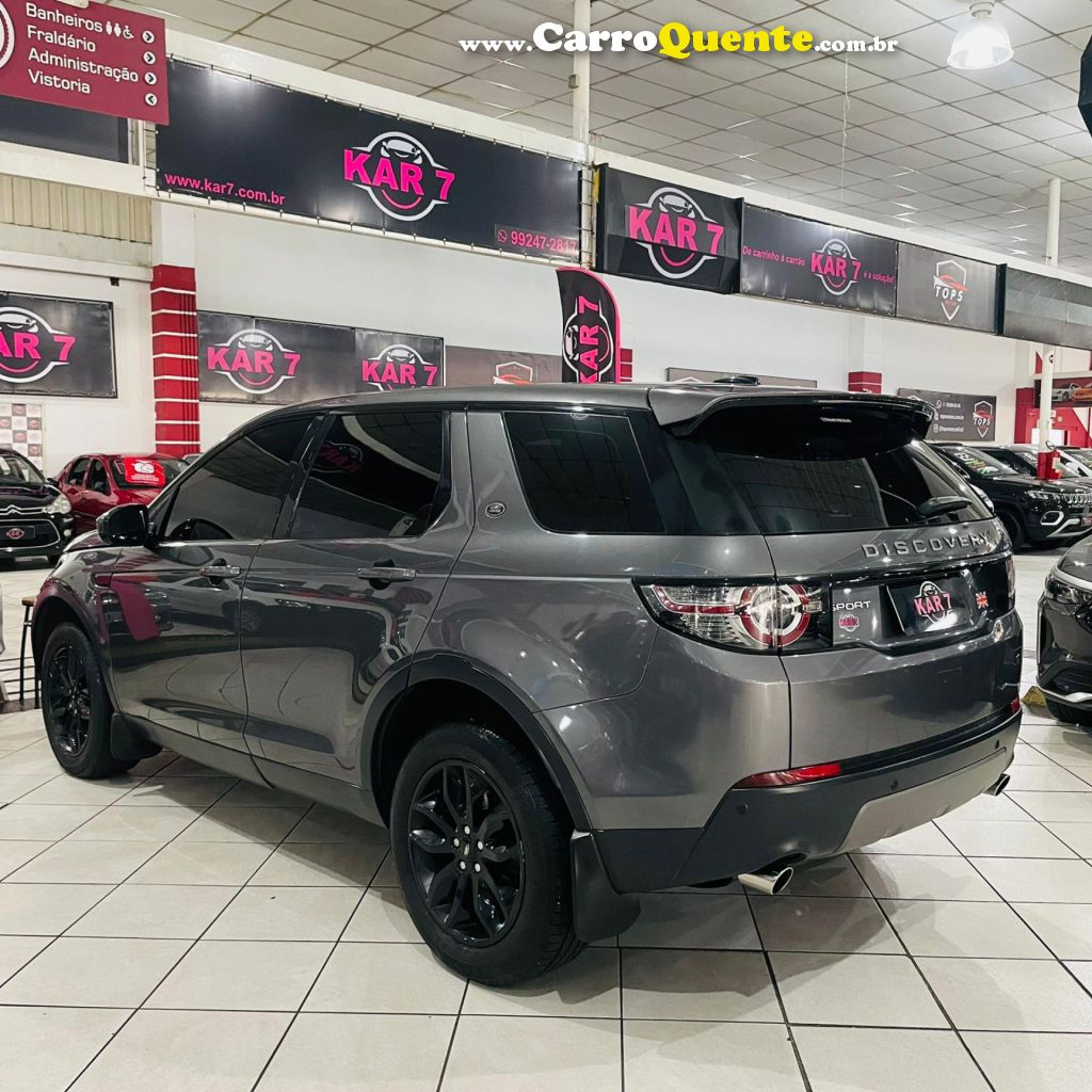 LAND ROVER   DISCOVERY SPORT SE 2.2 4X4 DIESEL AUT.   CINZA 2016 2.2 DIESEL - Loja