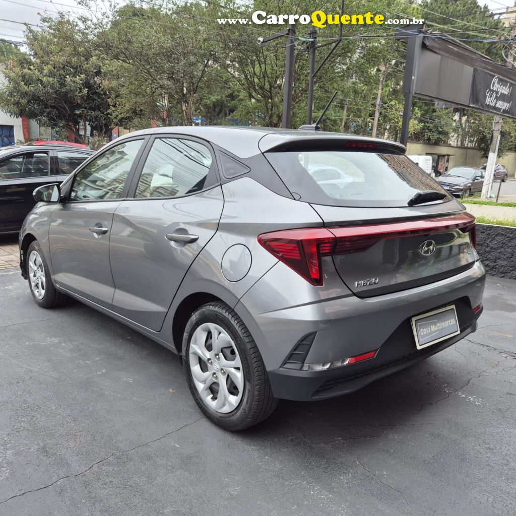 HYUNDAI   HB20 COMFORT 1.0 FLEX 12V MEC.   CINZA 2024 1.0 FLEX - Loja