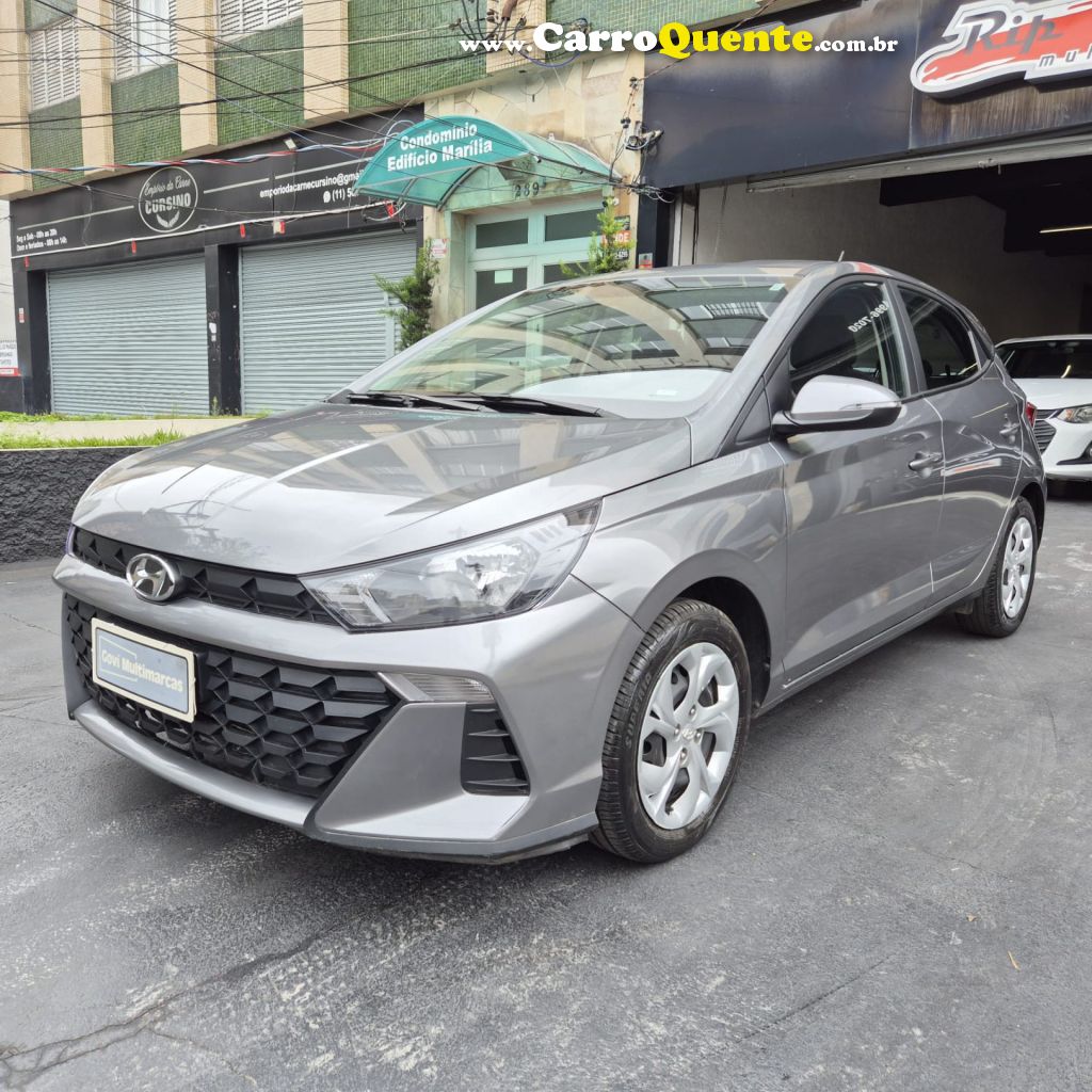 HYUNDAI   HB20 COMFORT 1.0 FLEX 12V MEC.   CINZA 2024 1.0 FLEX - Loja