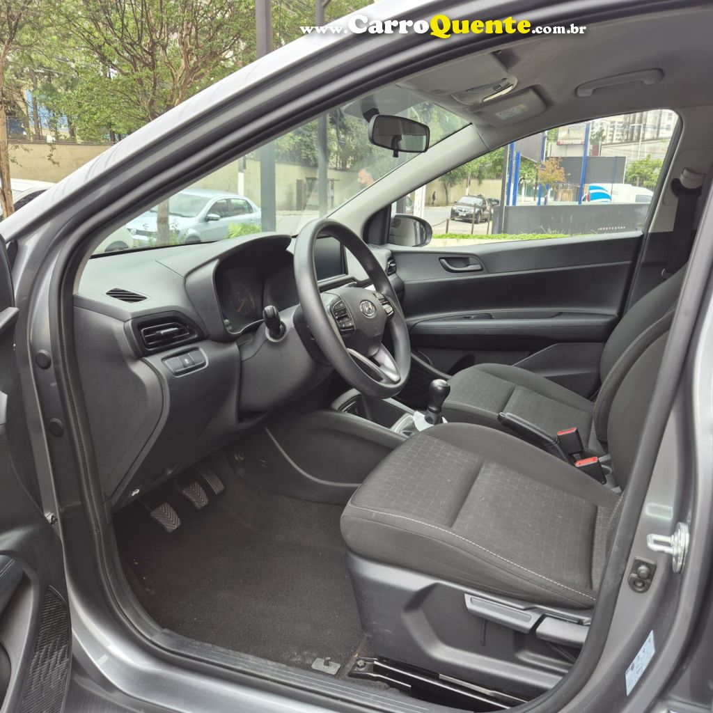 HYUNDAI   HB20 COMFORT 1.0 FLEX 12V MEC.   CINZA 2024 1.0 FLEX - Loja
