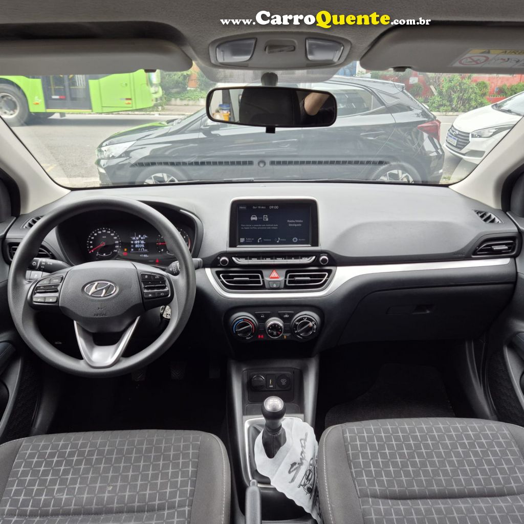 HYUNDAI   HB20 COMFORT 1.0 FLEX 12V MEC.   CINZA 2024 1.0 FLEX - Loja