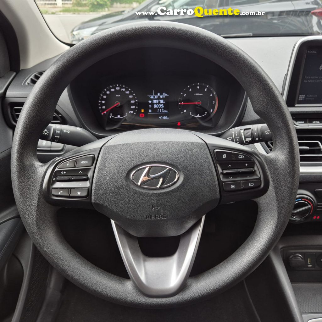 HYUNDAI   HB20 COMFORT 1.0 FLEX 12V MEC.   CINZA 2024 1.0 FLEX - Loja