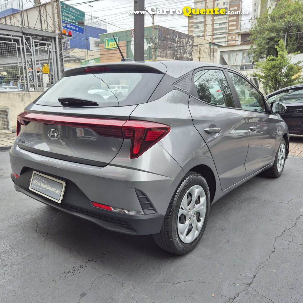 HYUNDAI   HB20 COMFORT 1.0 FLEX 12V MEC.   CINZA 2024 1.0 FLEX - Loja