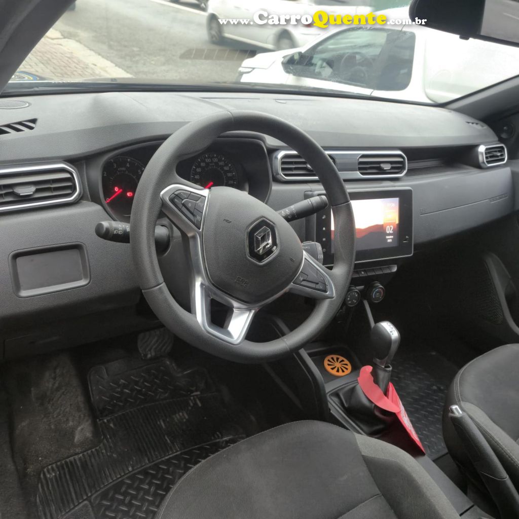 RENAULT   DUSTER ZEN 1.6 16V FLEX AUT.   PRETO 2022 1.6 FLEX - Loja