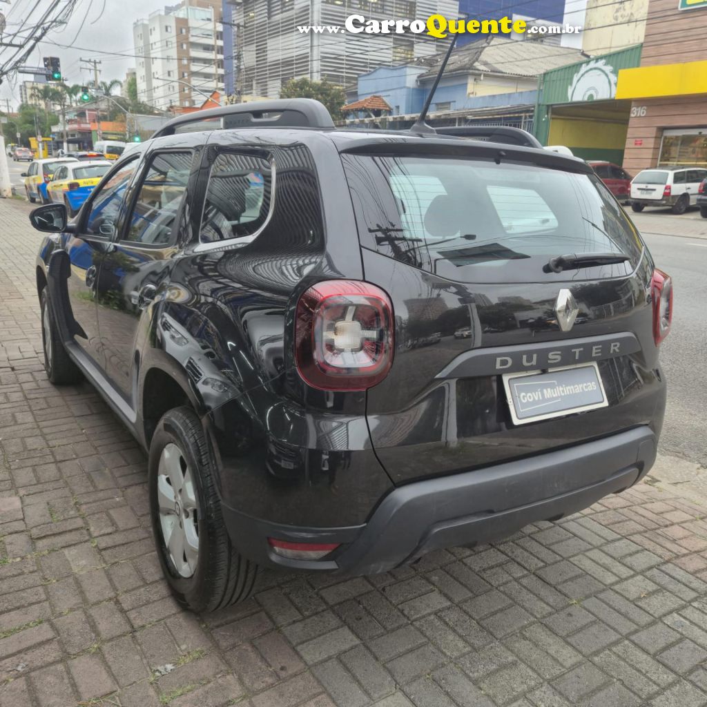RENAULT   DUSTER ZEN 1.6 16V FLEX AUT.   PRETO 2022 1.6 FLEX - Loja
